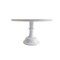 Elegant White Melamine Pedestal Cake Stand – 11.5" Wide, 8" Tall | Perfect for Parties, Cakes & Smash Cakes